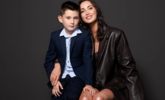 Анна Різатдінова з сином, фото із соціальних мереж