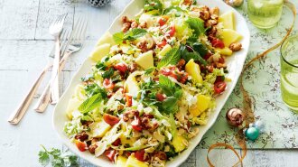 salad with chicken and pineapple