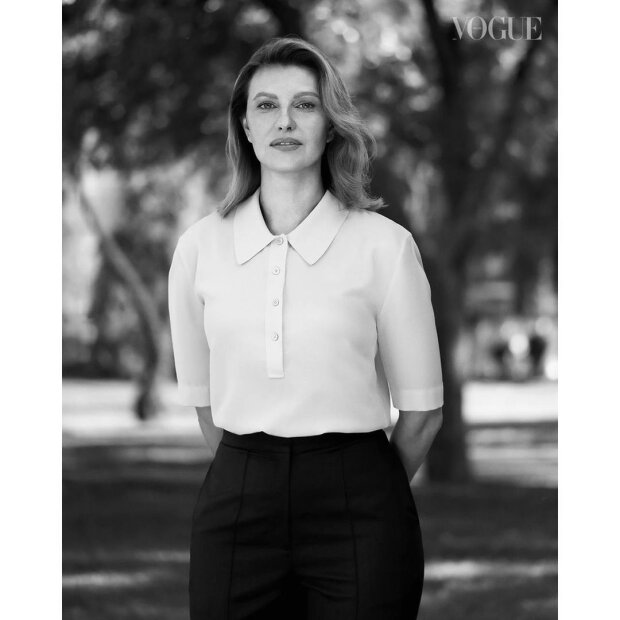 Первая леди Украины Елена Зеленская снялась для украинской версии журнала Vogue