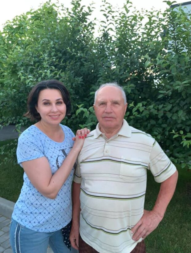 Наталья Мосейчук с отцом