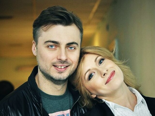 Елена Кравец с мужем