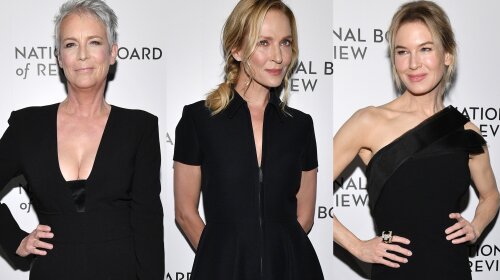 Як носити чорний: Ума Турман, Рене Зеллвегер і Джеймі Лі Кертіс на врученні премії в Нью-Йорку