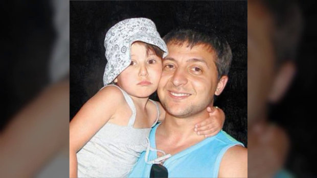 Владимир Зеленский с дочерью Александрой