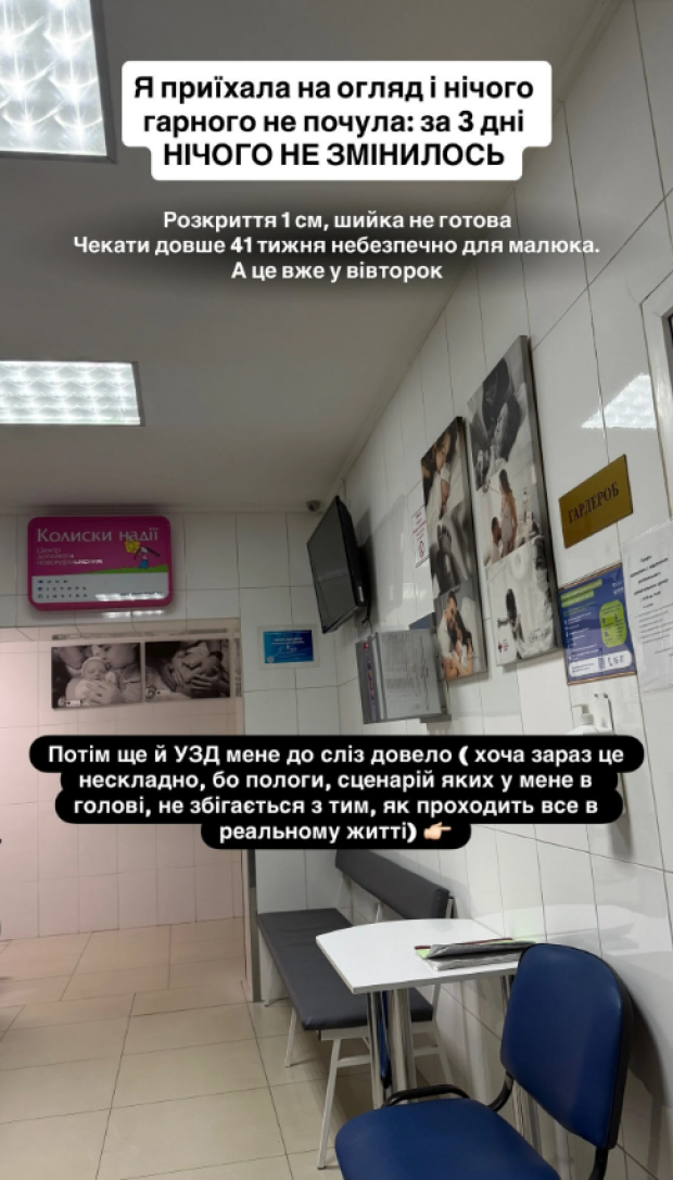 Скрін публікації Інни Бєлєнь