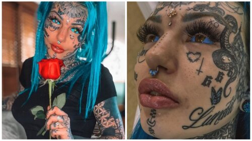 Девушка с тату во все тело пожаловалась на травлю в Сети: "Меня называют напрасной тратой кислорода"