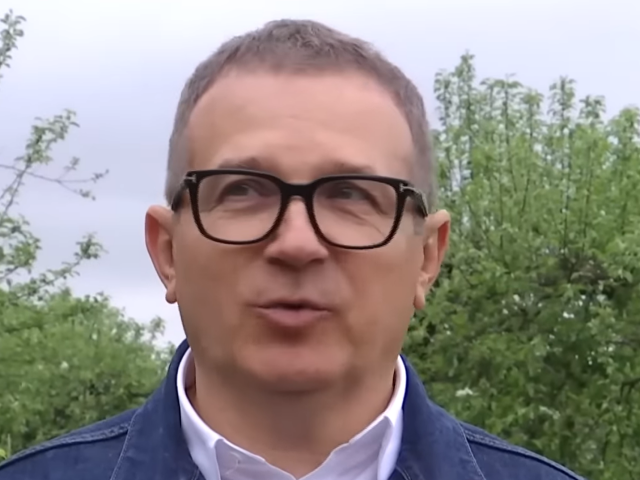 Юрій Горбунов, кадр з інтер'ю