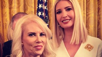 Иванка Трамп очаровала белым платьем с брошью на приеме в Белом доме