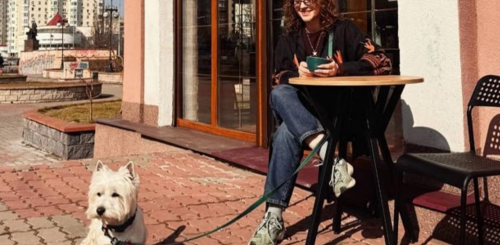 Потепление, собачка, погода, фото из соцсетей