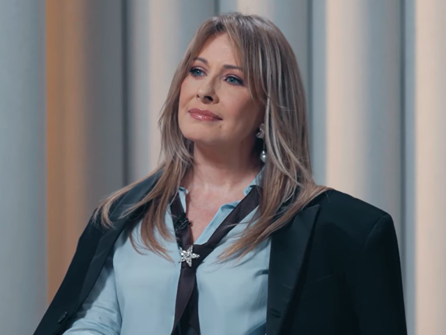 Олена Кравець, кадр з інтерв'ю