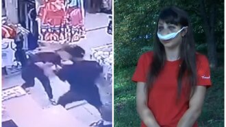 "Я тебе знайду і переламаю всі кістки": у Запоріжжі поліція відпустила чоловіка, який жорстоко побив екс-дівчину в магазині (відео)