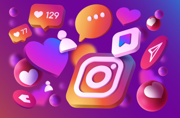 Instagram, изображение из свободных источников