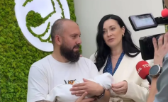 Соломія Вітвіцька, її чоловік Олексій Ситайло та син Устим