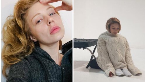 У величезному светрі та тапках: Тіна Кароль вразила кадрами з нової фотосесії -такою її ще не бачили