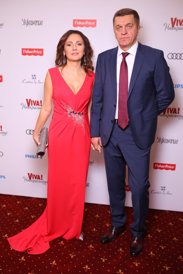 Генеральный директор «Edipresse Media» Инне Катющенко с супругом Олегом