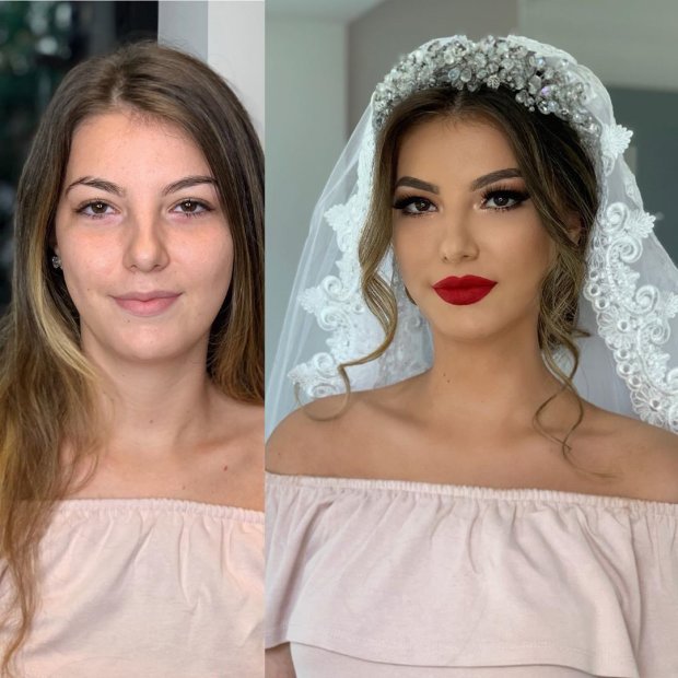 макіяж до і після
