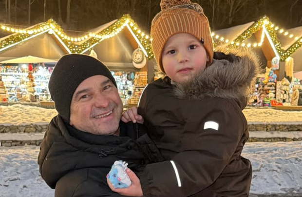 Віктор Павлік з сином, фото з соцмереж