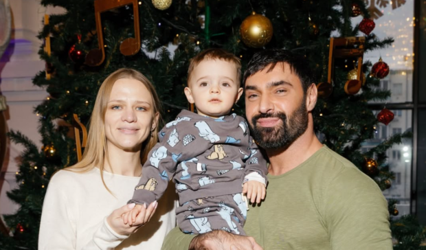 Виталий Козловский с семьей