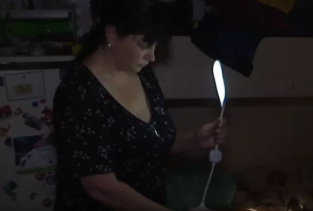 Відключення світла, фото із соцмереж