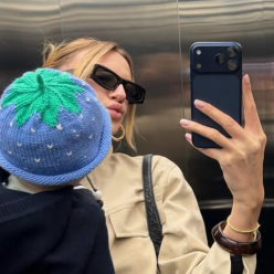 Леся Нікітюк з сином Оскаром, фото з соцмереж