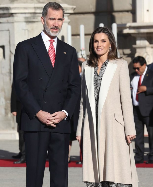 Король Іспанії Філіп і його дружина королева Летиція