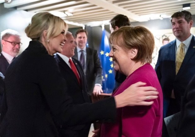 Іванка Трамп і Ангела Меркель