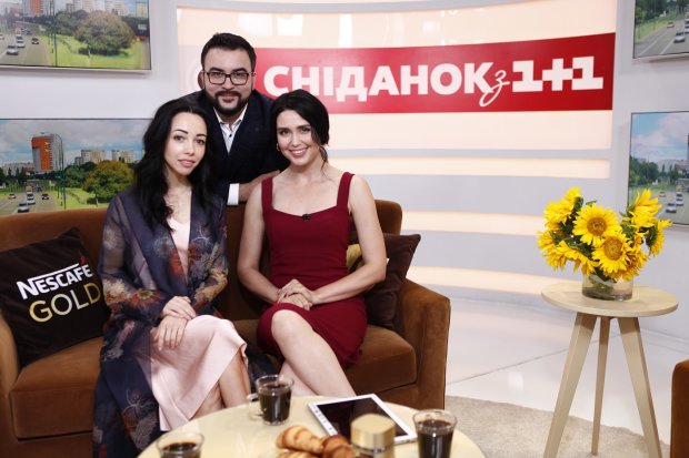 Екатерина Кухар в утреннем шоу Сніданок з 1+1