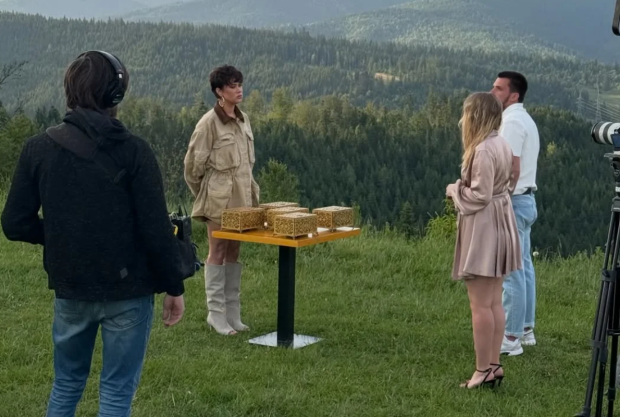 Кадр зі зйомок проєкту "Кохання на виживання"