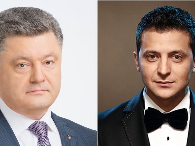 Владимир Зеленский, Петр Порошенко, дебаты, выборы 2019
