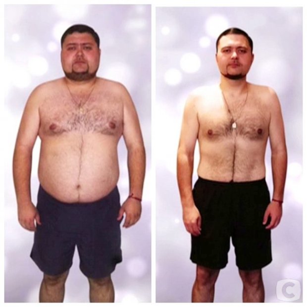 Сергій Сергєєв схуд на 53 кілограми