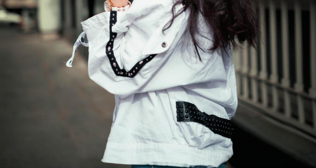 Женщина, мода, одежда, куртка