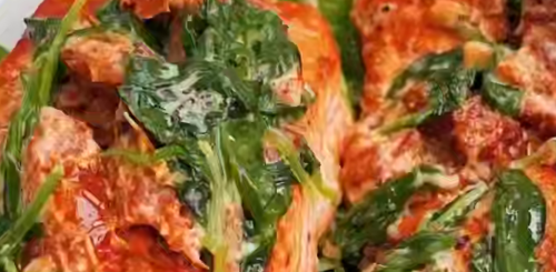 Лосось с вялеными помидорами, кадр с видео