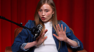 Ліза Василенко, кадр з інтерв'ю