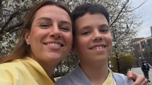 Кристина Решетник с сыном, фото из соцсетей