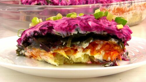 Новорічна «шуба»: незвичайна версія святкового салату