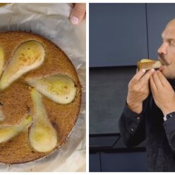 Пирог с гречневой мукой и грушей по рецепту "МастерШефа" Ярославского: просто и оригинально
