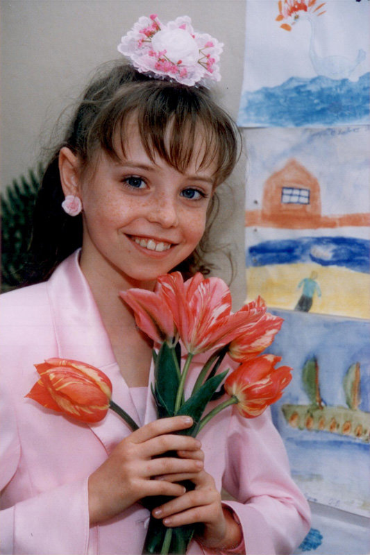Надя Дорофеева, в детстве