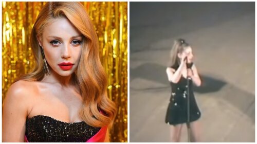 Як виглядала і співала Тіна Кароль у 14 років: вже тоді любила латексне міні та червону помаду (архівне відео)