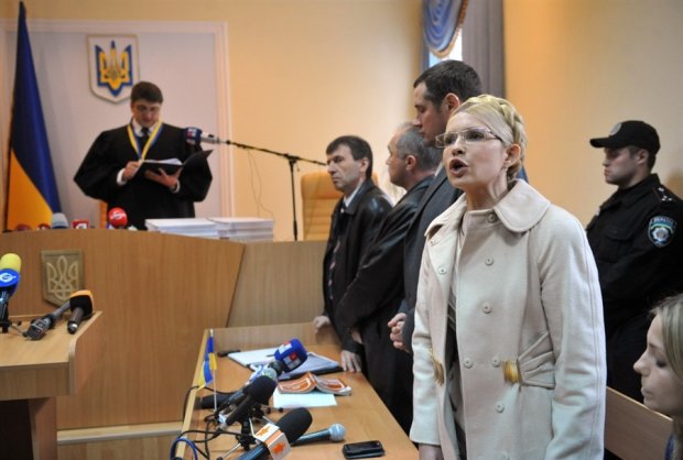 Тимошенко в Печерском суде Киева. 2011 год