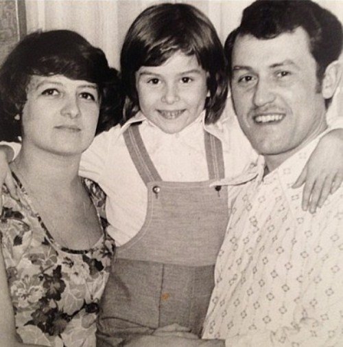 Жанна Бадоєва з батьками