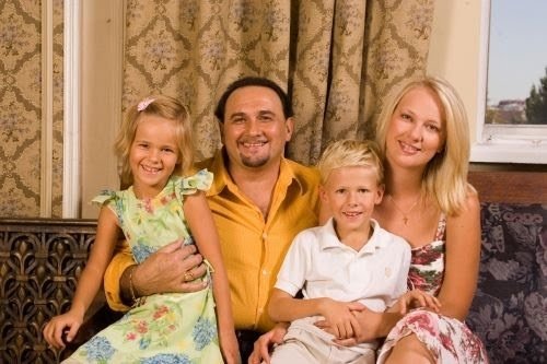 Владимир Гришко с семьей