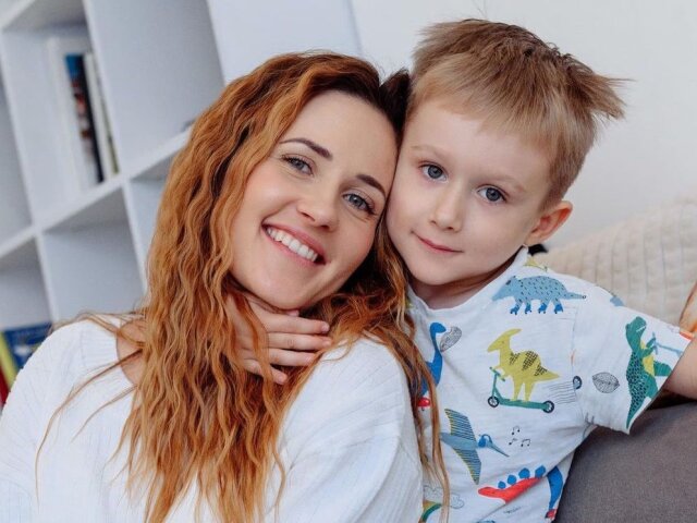 Наталка Денисенко з сином