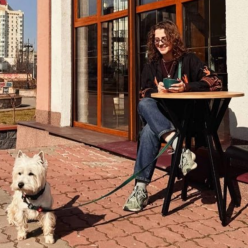 Потепління, песик, погода, фото з соцмереж